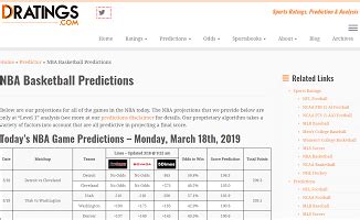 dratings|dratings nba today predictions.